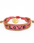 Taj LOVE Bracelet - Pink & Black vendor-unknown