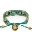 Taj LOVE Bracelet - Turquoise & Black vendor-unknown