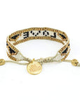 Taj LOVE Bracelet - White & Black vendor-unknown