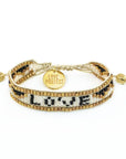 Taj LOVE Bracelet - White & Black