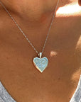 Love Heart Locket Necklace Charm