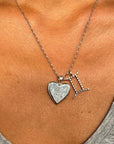 Love Heart Locket Necklace Charm vendor-unknown
