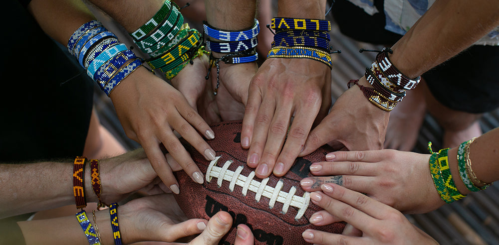 Game-Day-LOVE-Bracelets Love Is Project