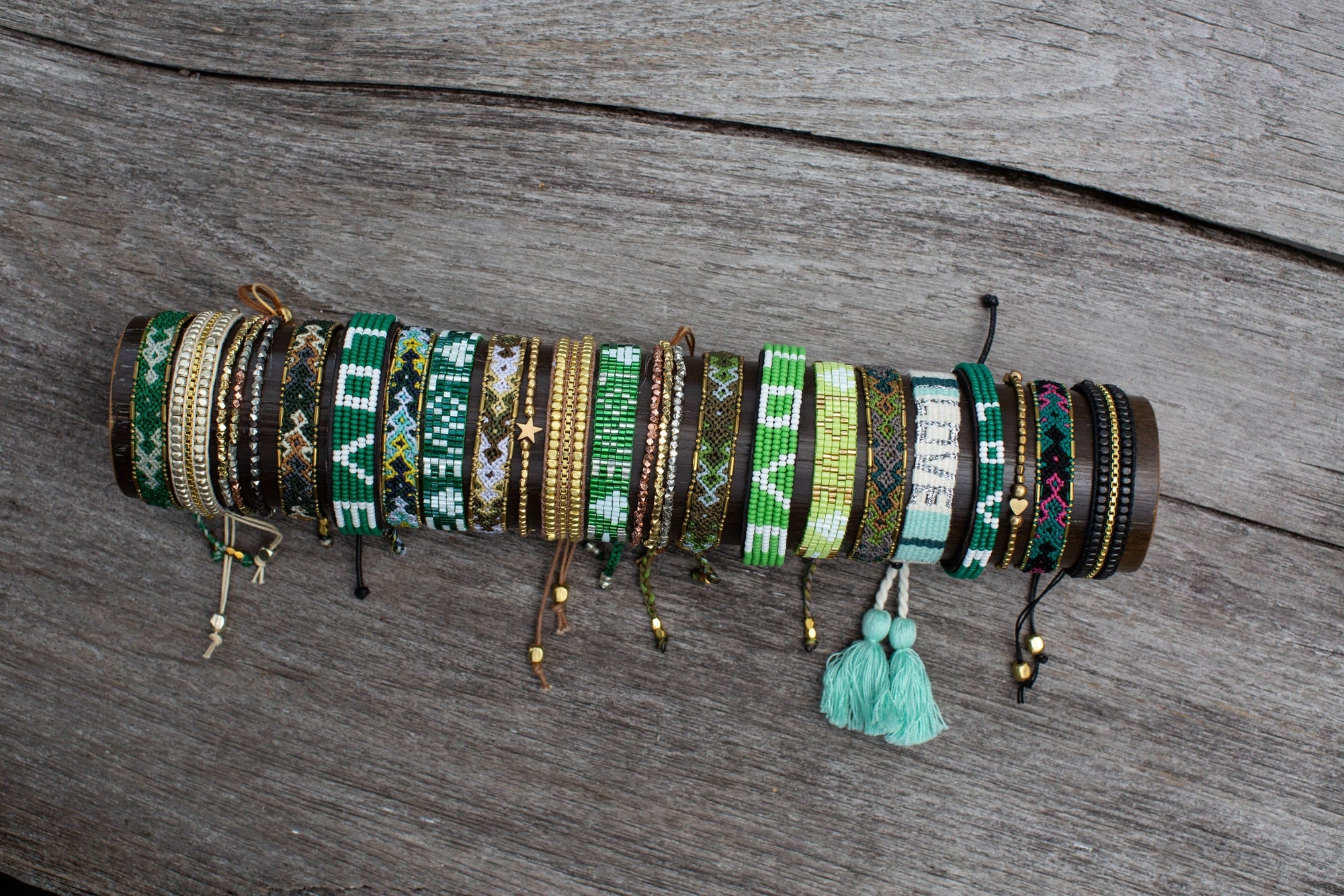 Green LOVE Bracelet Collection