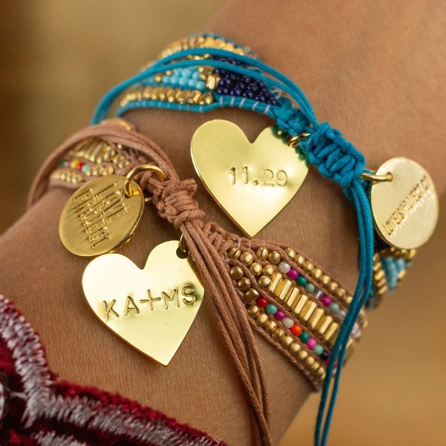 Customizable-Charm-Bracelets Love Is Project