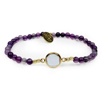 Amethyst Stone Bracelet - Love Is Project