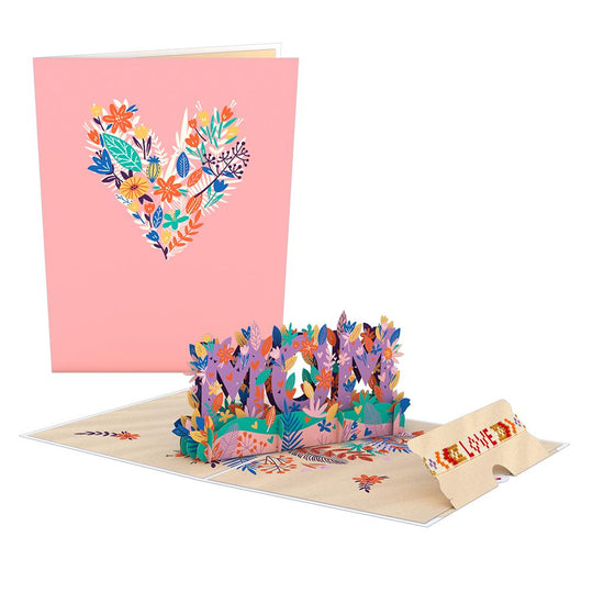 Love for Mom Vibrant Lovepop Card with Bracelet 3D card