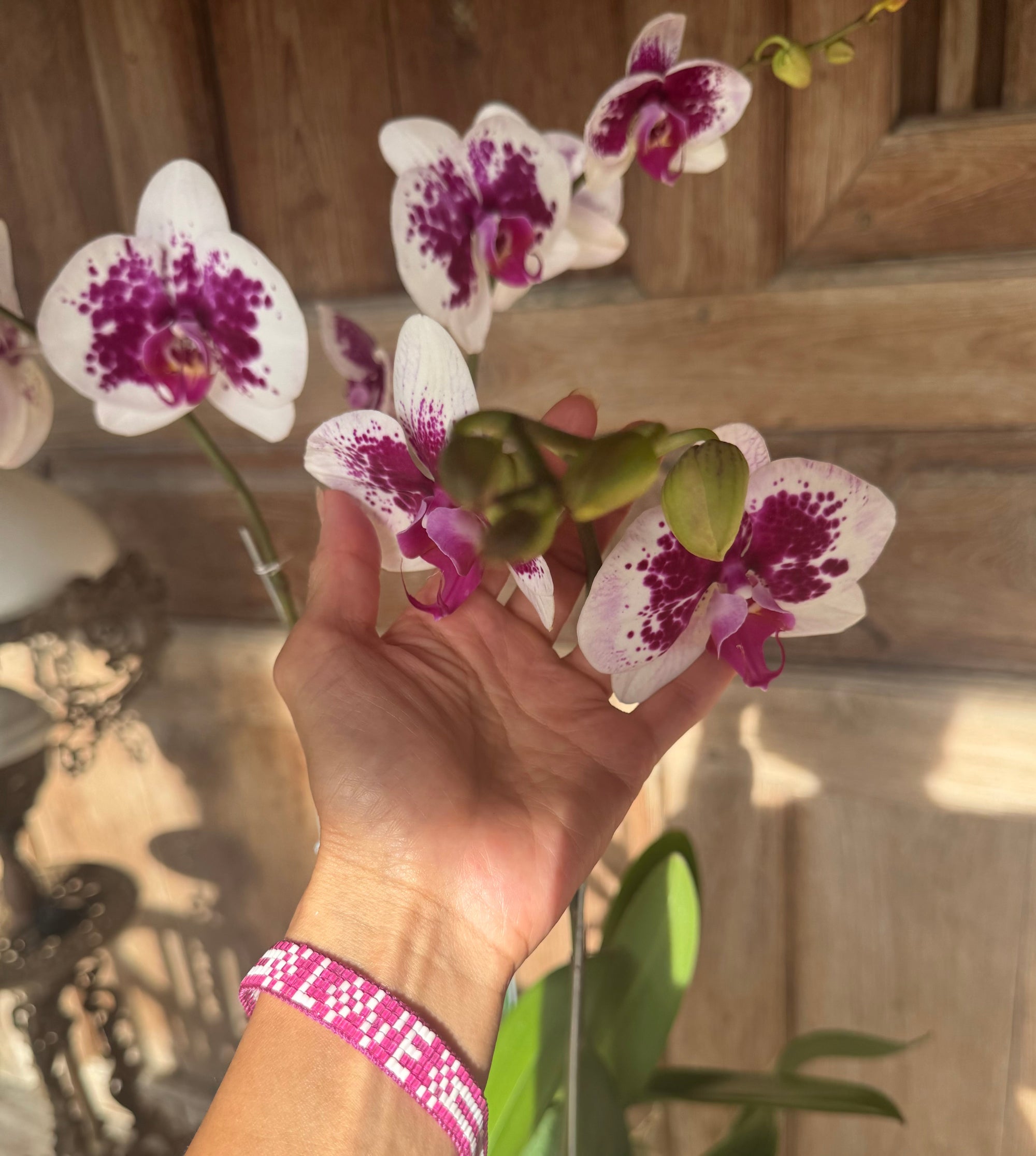 Seed Bead Love Bracelet - Fuchsia Pink Love Is Project