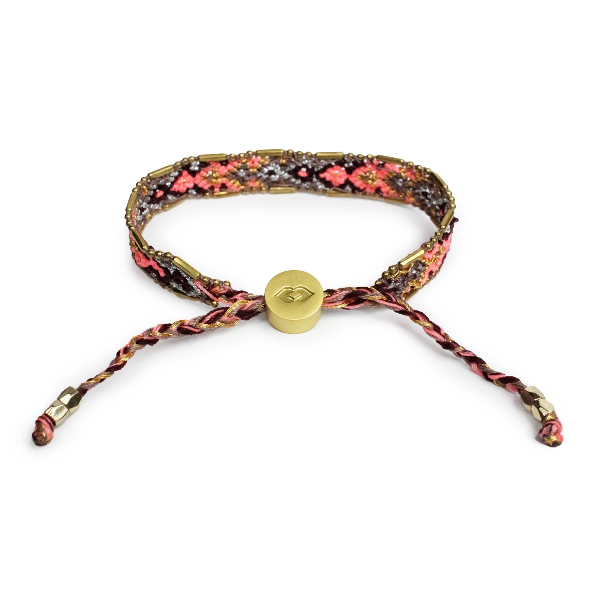 Bali Metallic Friendship Bracelet - Glow Ember - Love Is Project