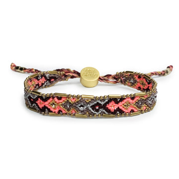 Bali Metallic Friendship Bracelet - Glow Ember - Love Is Project