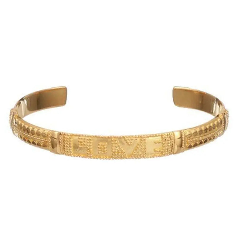 Alchemy LOVE Bracelet - Gold Small Love Is Project