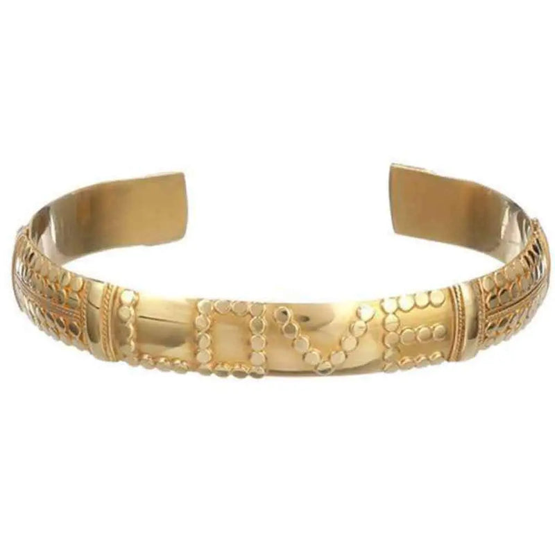 Alchemy LOVE Bracelet - Gold Medium Love Is Project