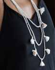 Bali Garland Necklace - White