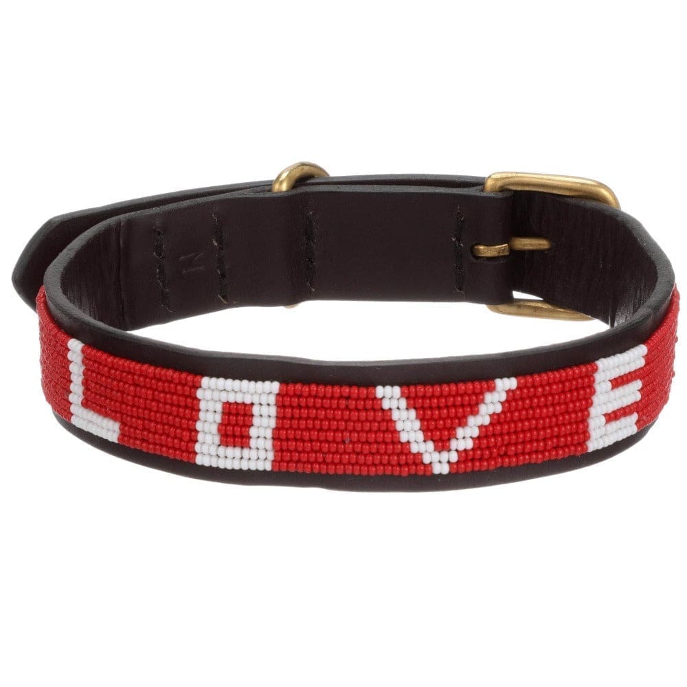 LOVE Pet Collar - Red