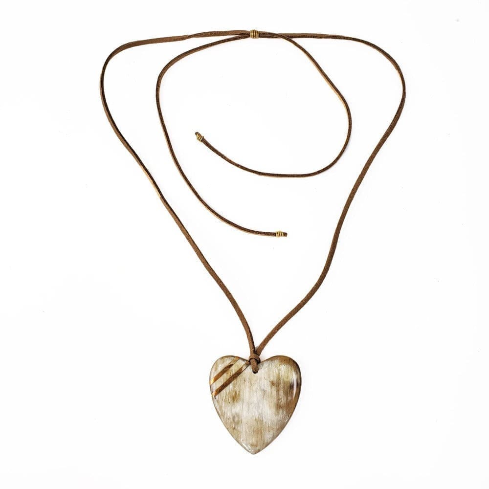 New Engravable Open Your Heart Necklace - Natural