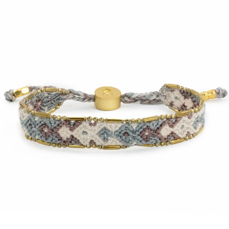 Bali Friendship Bracelet - Safari Khaki Love Is Project