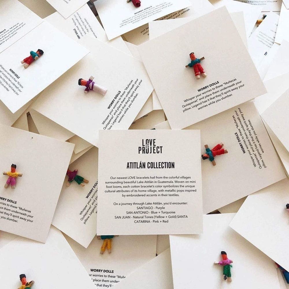 ATITLAN LOVE BRACELET - BLUE, TURQUOISE &amp; INDIGO