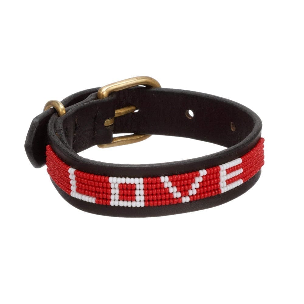 LOVE Pet Collar - Red