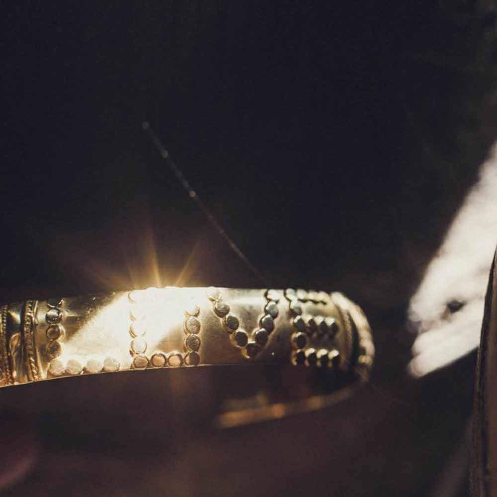 Alchemy LOVE Bracelet - Gold Medium