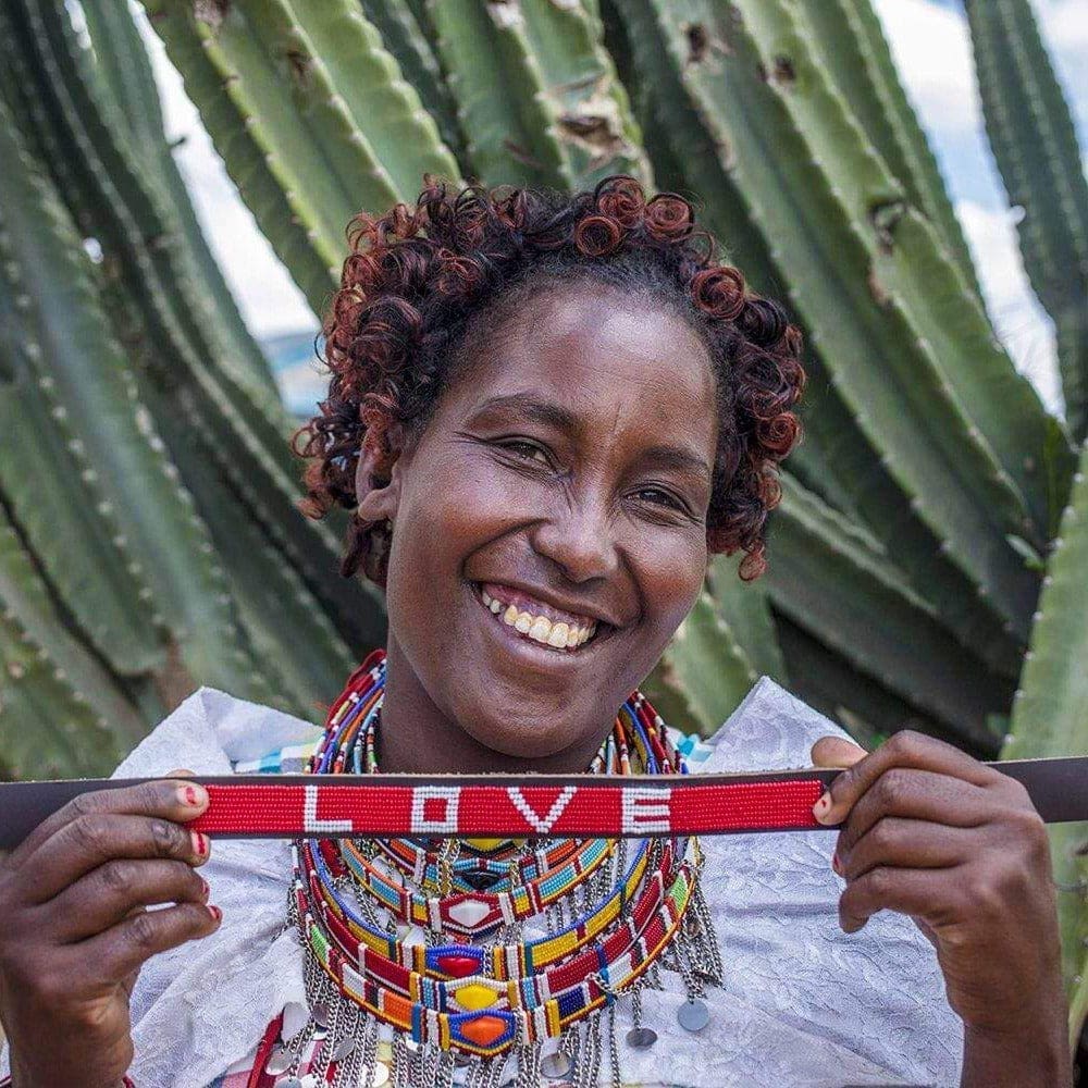 LOVE Pet Collar - Red