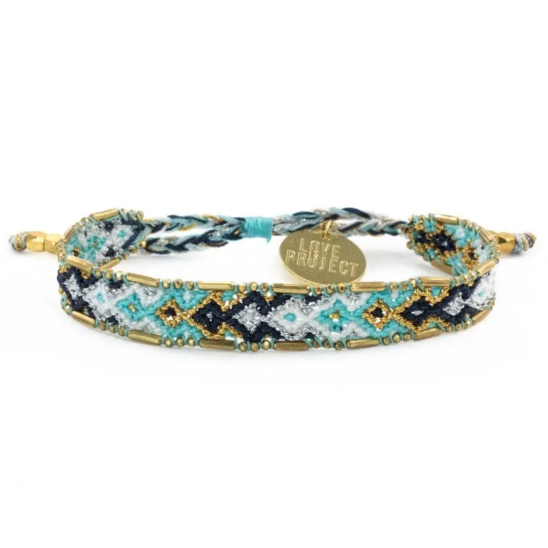 Bali Metallic Friendship Bracelet - Ice Frost Love Is Project