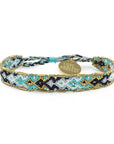 Bali Metallic Friendship Bracelet - Ice Frost