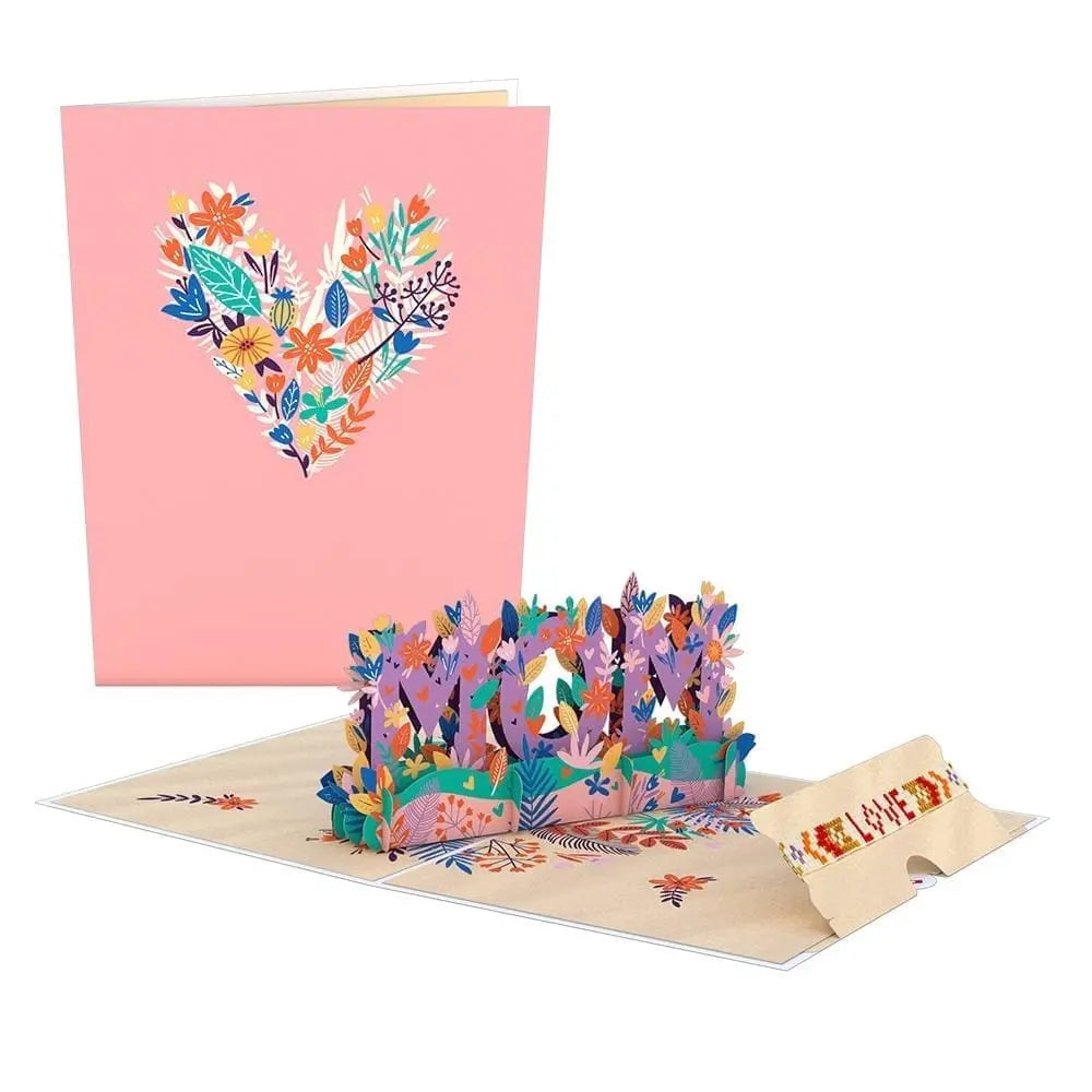 Love for Mom Vibrant Lovepop Card with Bracelet 3D card Love Is Project