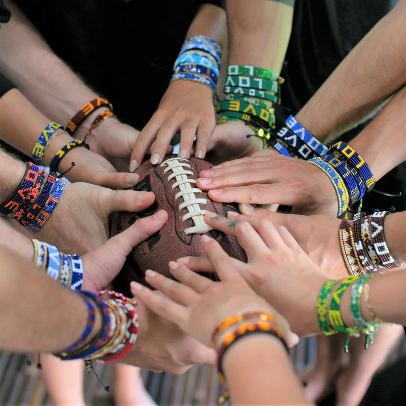 LOVE Bracelet - Green and White Love Is Project