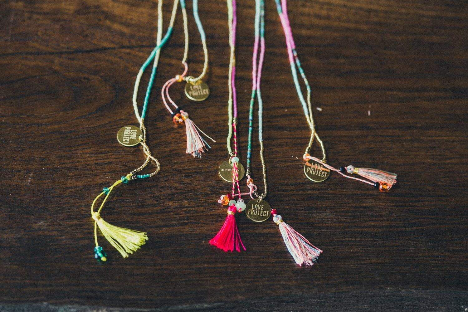 Bali UNITY Beaded Bracelet - Peach