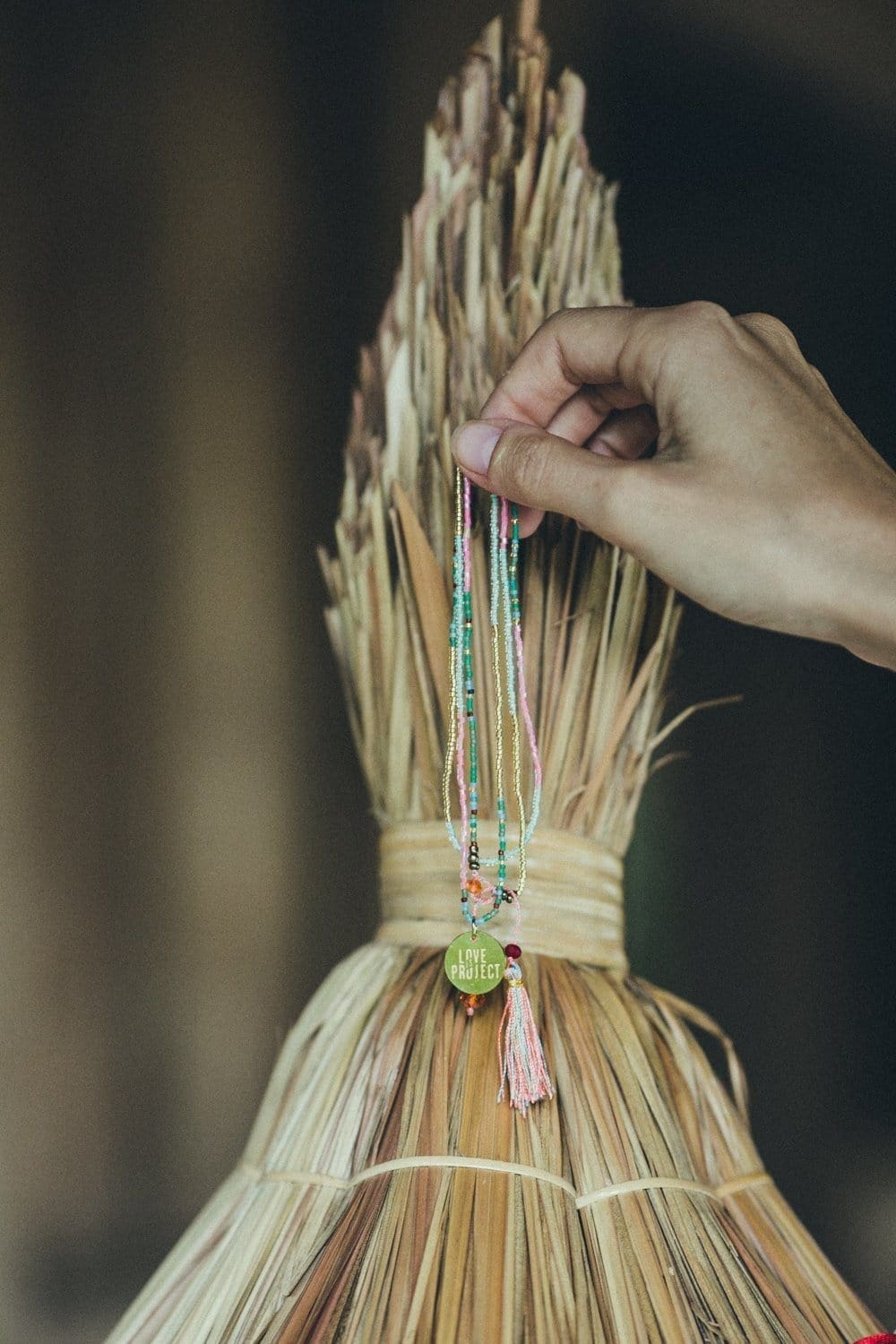 Bali UNITY Beaded Wrap/Necklace - Green