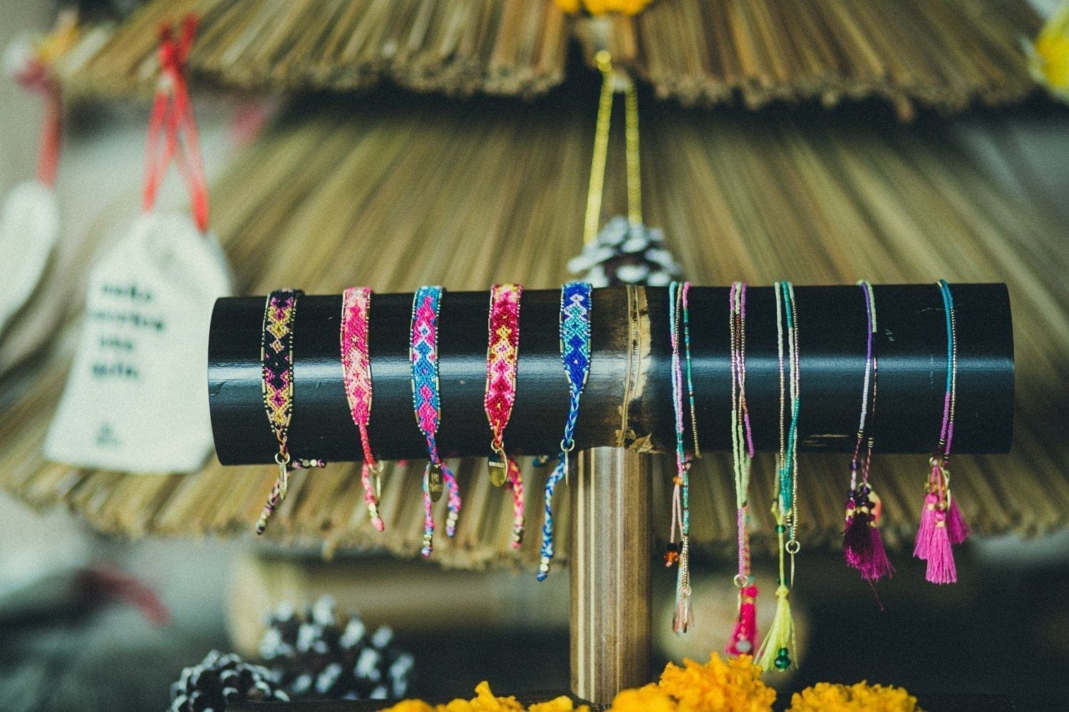 Bali UNITY Beaded Wrap/Necklace - Pink