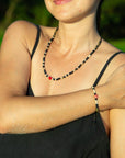 Tagua Heart Necklace & Bracelet Set
