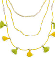 Bali Garland Necklace - Yellow