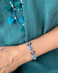 Bali Friendship Lei Bracelet - Blue Turquoise