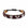 Skinny LOVE Bracelet - Burgundy and White vendor-unknown