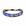 Skinny LOVE Bracelet - Royal Blue and White vendor-unknown
