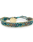 Bali Metallic Friendship Bracelet - Waterfall Mist