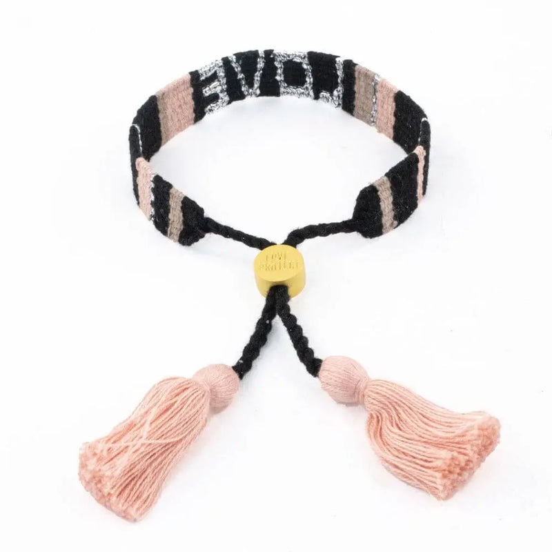 Atitlan LOVE Bracelet - Black & Neutral Love Is Project