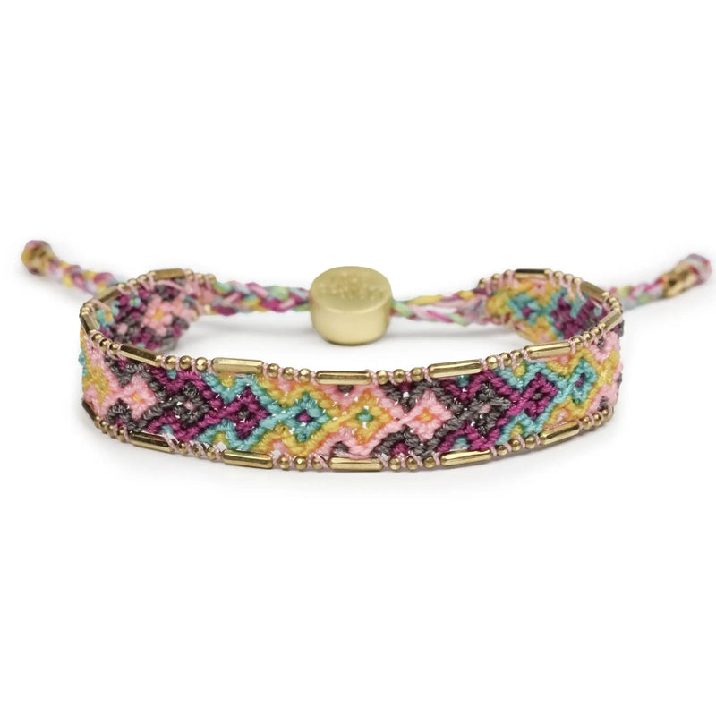 Bali Friendship Bracelet - Bloom Violet Love Is Project
