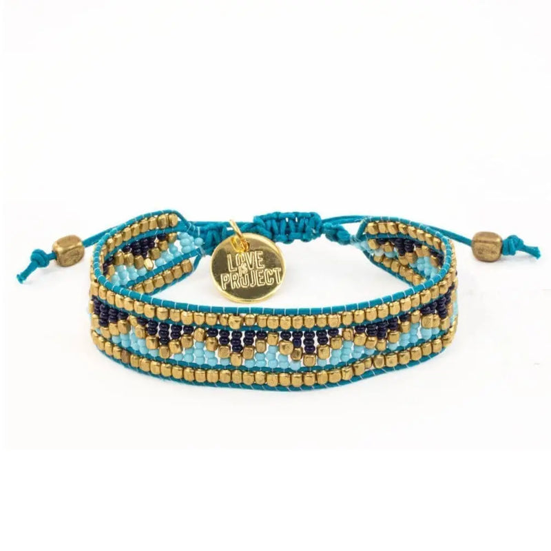 Taj Beaded Bracelet - Jodphur Blue Love Is Project