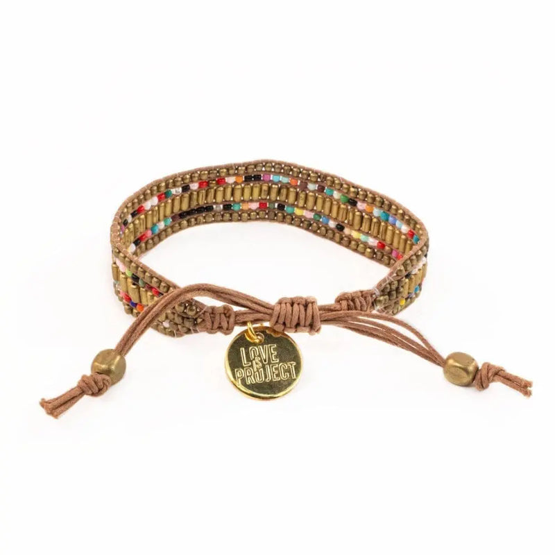 Darjeeling Bracelet - Gold Love Is Project