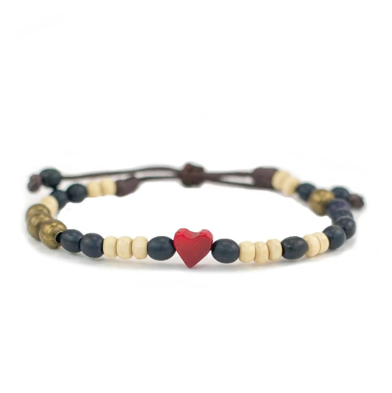 Tagua Heart Bracelet - Handmade Heart Bracelet | Love Is Project Love Is Project