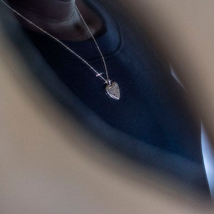 Love Heart Locket Necklace Charm