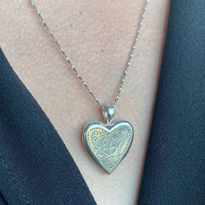 Love Heart Locket Necklace Charm