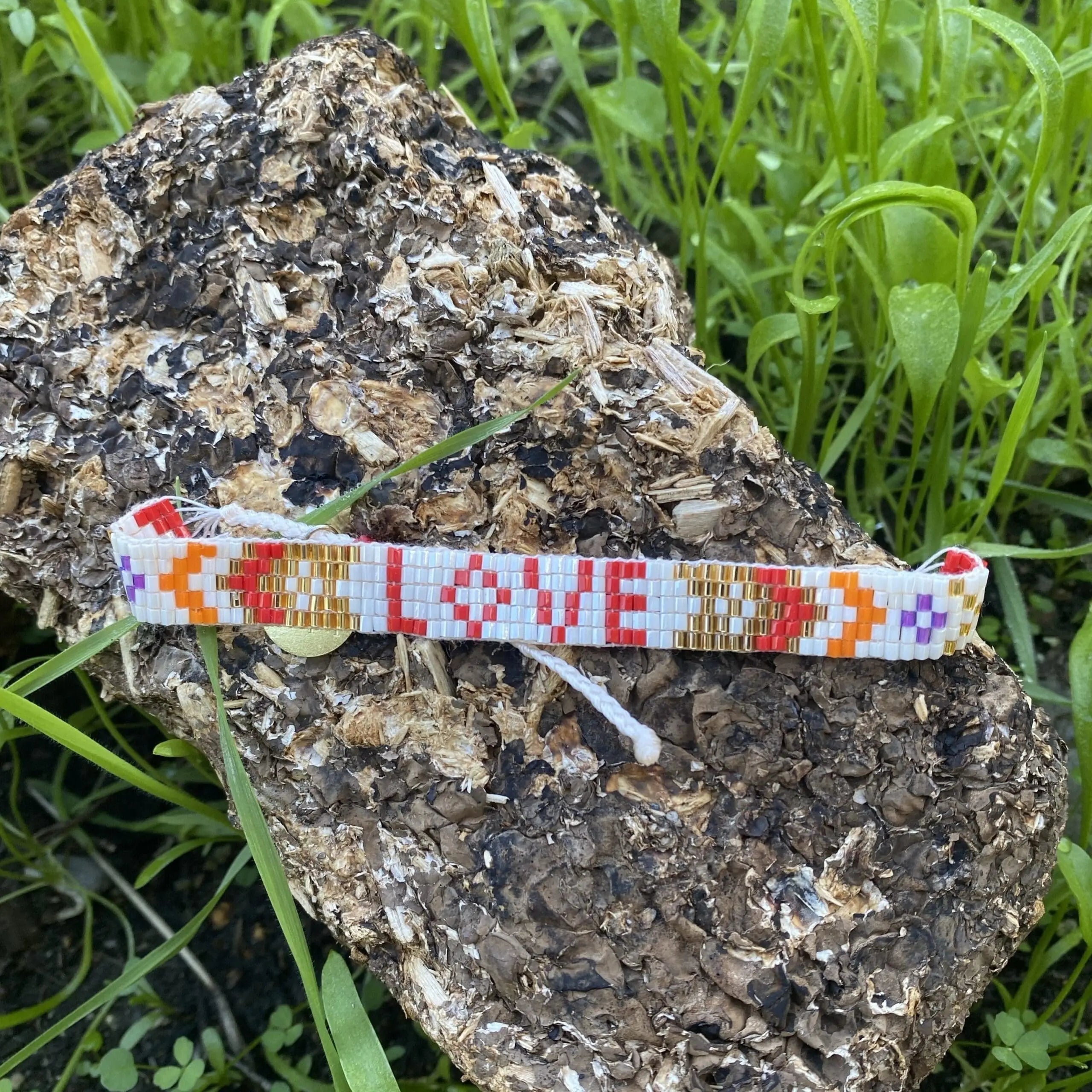 Vibrant Beaded LOVE Bracelet | Love Is Project
