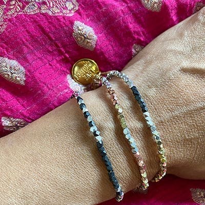 Kali Ombre Bracelet - Black / Silver