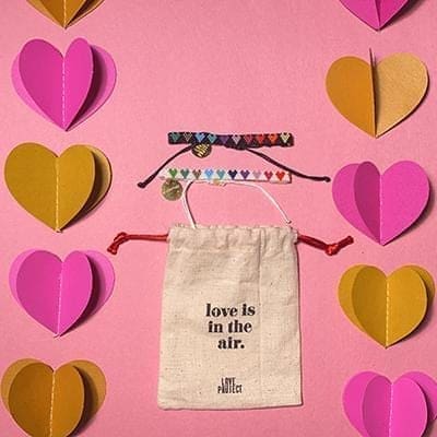 RAINBOW LOVE is LOVE Bracelets Set (of 2)