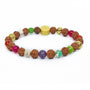 Bali Rainbow Mala - Chakra Stones with Golden Beads Love Is Project