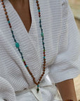 Bali Mala Necklace - Marine Blue
