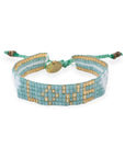Kids' Seed Bead LOVE with Hearts Bracelet - Mint